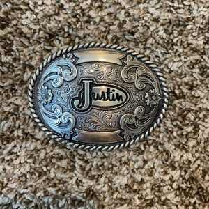 Justin Belt Buckle - Western